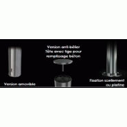 Borne toscane tete bombee amovible par cle triangle de 11_4