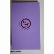 Porte-menus pour restauration - conception avec dorure à chaud ou impression offset_4