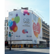 Habillage d'échafaudage de chantier avec toile imprimée sur mesure - Neosign - Communication grand format_4