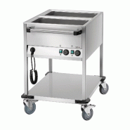 Chariot bain-marie WB2110 - 2 x GN 1/1 - Avec robinet de vidange | Bartscher_4