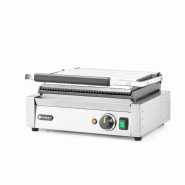 Grill de contact Panini 1/2 rainuré 1/2 lisse 340x230mm HENDI_4