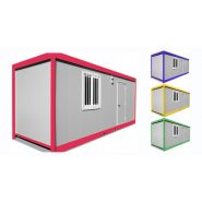 Bungalow monobloc/démontable - 2,00m x 2,44m x 2,15m (int) / 2,45m (ext) - Acier galvanisé et panneaux sandwich_4