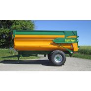 Benne agricole avec éclairage LED et grille de protection