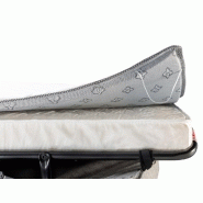 Sur-matelas Actisleep 160 x 197 cm - Épaisseur 5 cm - Mousse polyuréthane haute résilience 45 Kg/m3_4