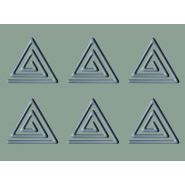 Triangolo - Moule en silicone Gourmand Pavoni Italia - 6 empreintes_4