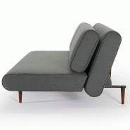 Canapé lit design Innovation Living Unfurl Lounger convertible 200x140 cm - Tissu Elegance Green_4