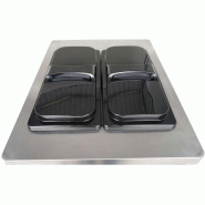 Machine à Glace Italienne 2 parfums + mix 38 L/h - refroidissment à air - 2,7 kW_4
