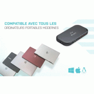 Thunderbolt 3/USB-C Dual 4K Docking Station + USB-C to DisplayPort Cable (1,5 m) + Power Delivery 60_4