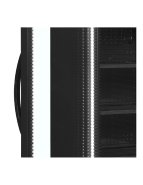 Armoire à boissons 1 porte vitrée - Fermeture à clef d'origine - 320 litres - Noir_4