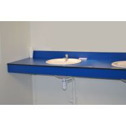 Cabine vestiaire robuste pour usage intensif