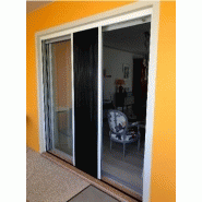 Toile noire en polypropylène pour moustiquaire plissée large