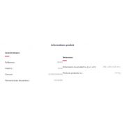 Réf. 58945 Kipso - Cendrier corbeille étouffoir 0,25L/17,5L - Rossignol - Noir graphique - Fabrication française_4