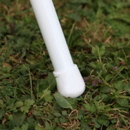 Lot de 6 chaises pliantes de réception ajourées - usage intérieur/extérieur - structure acier et assise en PEHD - résistantes aux UV et à l'humidité_4