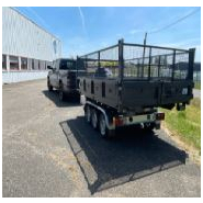 Plateau ridelle en acier ou aluminium - AP3.5-3 - Hauteur axe de préhension 1425 mm - Berce IPN 180 renforcée_4