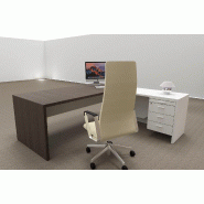 Bureau d'angle T45 avec caisson - Quadrifoglio. - 200, Droite, Eucalyptus 53_0