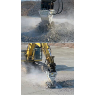 Fraise hydraulique à double tambour conçu pour les travaux de taille moyenne - Simex TF 450_4