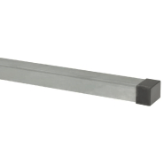 Vidaxl poteaux de clôture de jardin 10 pcs argenté 220 cm acier 3196172_4