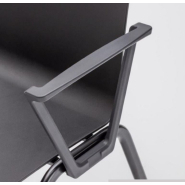 Chaise de formation fonctionnelle SHILA - tablette rabattable, empilable et disponible en plusieurs coloris pour salle de conférences et espaces de formation_4