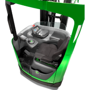 Chariot à mât rétractable R300 en Isère et Rhône   -  disponible en achat neuf et en location de courte à longue durée_4