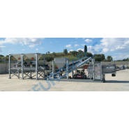 Centrale à béton mobile avec compte litre électromécanique de 2 pouces et vanne d'étranglement- 150 m3/h - 2 MIX/CMA - Euromecc_4