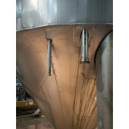 Cuve verticale en acier inoxydable de 14300 litres, calorifugée et avec agitation - référence : c13627_4