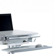 Laptop Cart Plus H Class - Chariot informatique médical - Ergonoflex - 24,5 kg - Ajustable en hauteur avec technologie brevetée StS_4