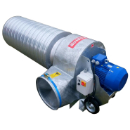 Ventilateur mobile entièrement galvanisé pour conservation des récoltes