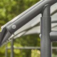 Abri sécurisé Dôme Livré avec un panneau solaire + spot (détecteur de présence uniquement la nuit)_4