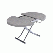 Meuble design fonctionnel : table basse relevable et réglable en hauteur