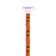 Vidaxl corde de bateau orange 2 mm 500 m polypropylène 152639_4