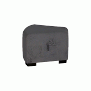 Pouf angulaire 1 place gris anthracite_4