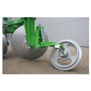 Charrue à disques pour culture des sols avec restes de plantes