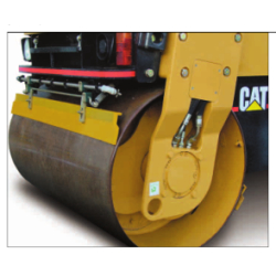 Rouleau compacteur cylindre tandem vibrant 130 - Bon équilibre fréquence et amplitude - Cylindres larges pour production accrue