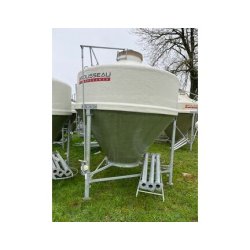 Silo d'aliment d'élevage à cône axial translucide - Ø1900 ou Ø2325 - Capacité 3.5, 5, 6.3 et 8m3 - Babystar 320 & 700