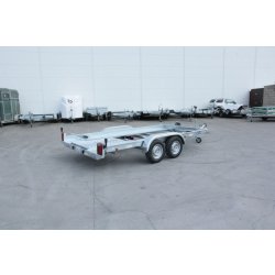 Remorque porte voiture 2000 kg avec deux essieux et des roues exterieures - lider - 39740