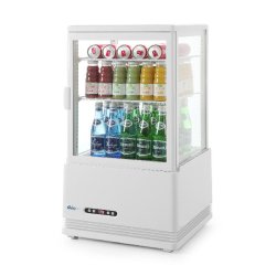 Vitrine de table réfrigérée positive 2 étagères 58L ARKTIC HENDI - Blanc