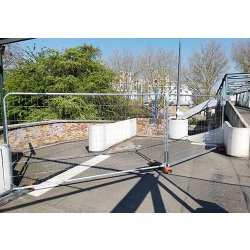 Clôture arrondie renforcée 3.5m x 2m - renforts aux angles et tubes soudés