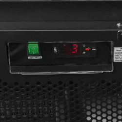 Vitrine réfrigérée noire Atom Maxi C3DBB - 3 portes  TEFCOLD