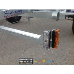 Porte bateau - remorque cassante - SW1405 - PTAC : 1800Kg - 2 essieux - Sun Way - Transport de bateaux/ kayaks/ jet-ski - Référence SW1405M16
