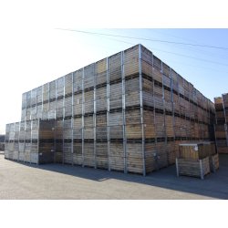 Caisse-palette en bois , dimensions extérieures 1000 x 1200 mm - type RSA