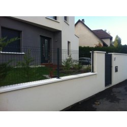 Clôtures grillagées - panneaux vert RAL 6005 - Panneaux Soudés Plastifiés sur fils Galvanisés