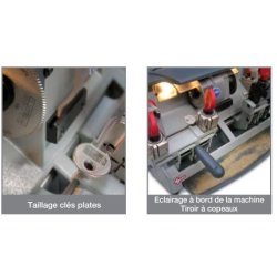 Duo plus machine à tailler les clés plates - Poids 23 kg - Silca SAS