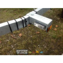 Porte bateau multi-rouleaux GALAXY G380 - roues 10' - PTAC : 500Kg - 1 essieu - sans carte grise - Reference G380M19