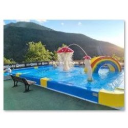 Pataugeoire évolutive - Démontable et modulable, profondeur 20 cm, jeux aquatiques optionnels