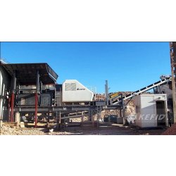 80 t/h station de concassage mobile de granite