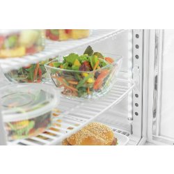 Mini vitrine réfrigérée 98L2T blanc 700498 Bartscher