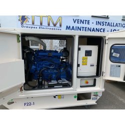 Groupe électrogène FG WILSON avec capote insonorisé neuf - F22 - 22 KVA