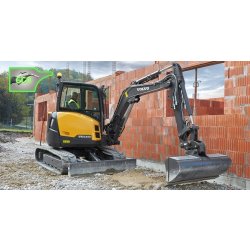 Ecr50d pelles compactes volvo 5 010 - 5 200 kg /  31,2 kw