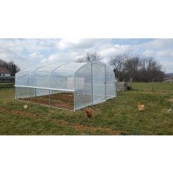 Serre de jardin 4 mètres de large pour un accès plus facile à vos cultures  - 4 SAISONS PLUS