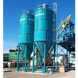Silo à ciment boulonné ou soudé - 50T - Usines de béton et machines à blocs - CS-50 - Constmach